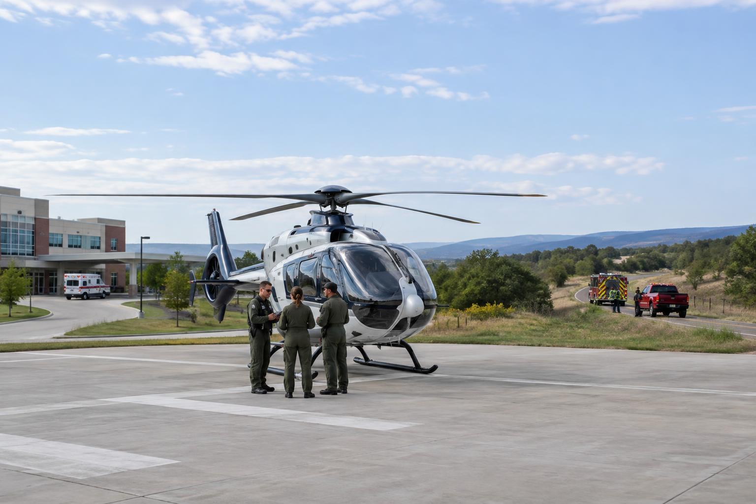 Scene Responses and Interfacility Transfers: How Air Transport Logistics Differ