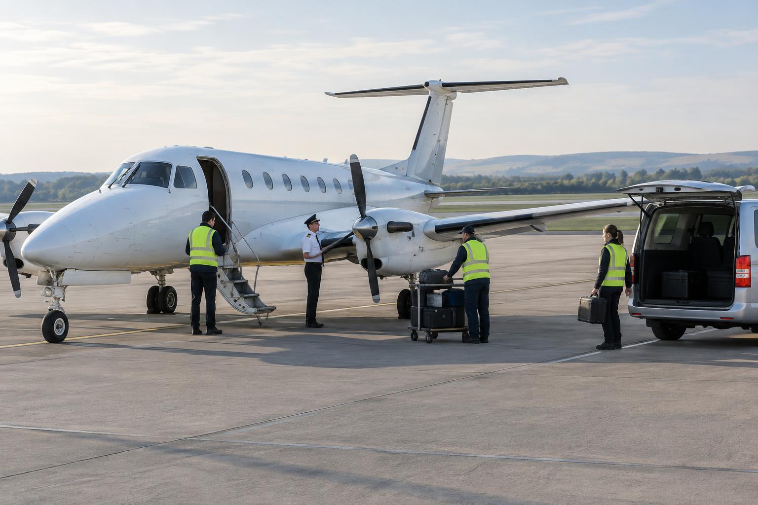 From Request to Arrival: The Main Stages of an Air Transport Mission